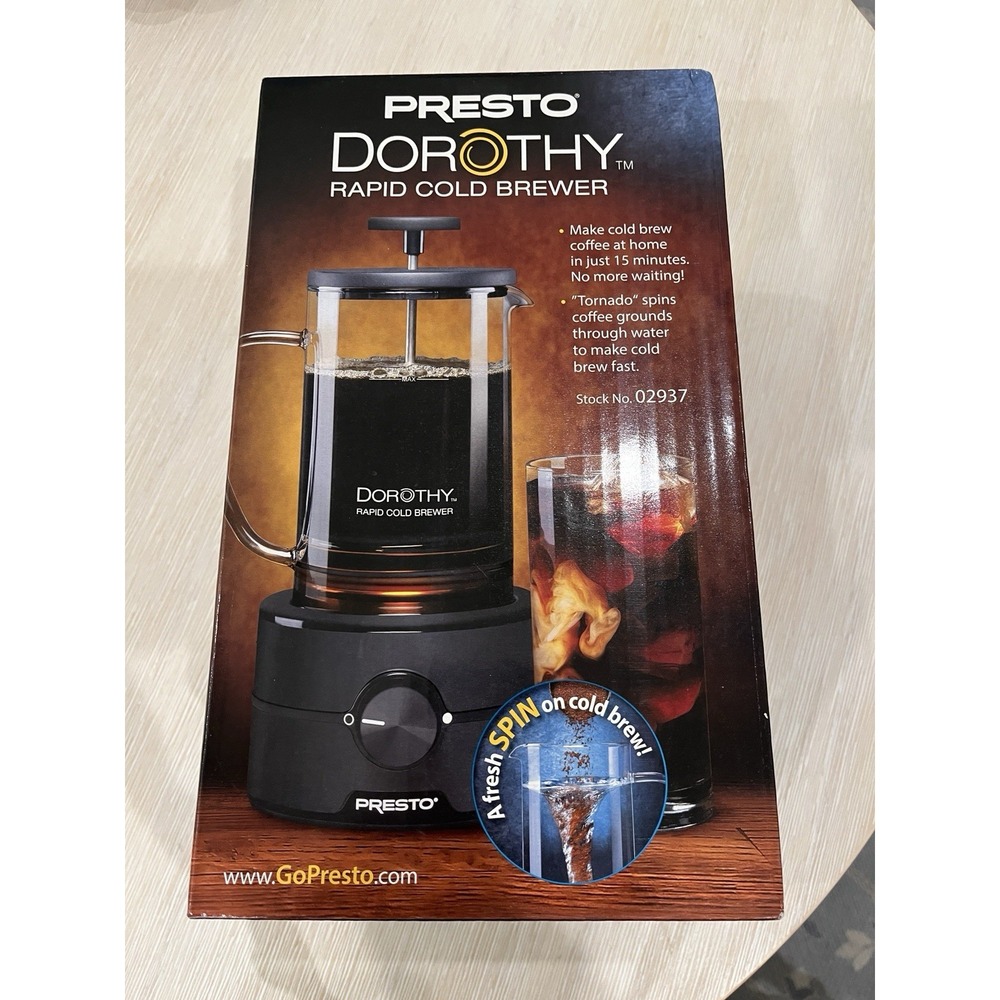 Presto Dorothy Rapid‎ Cold Brewer NEW! Unopened Box!